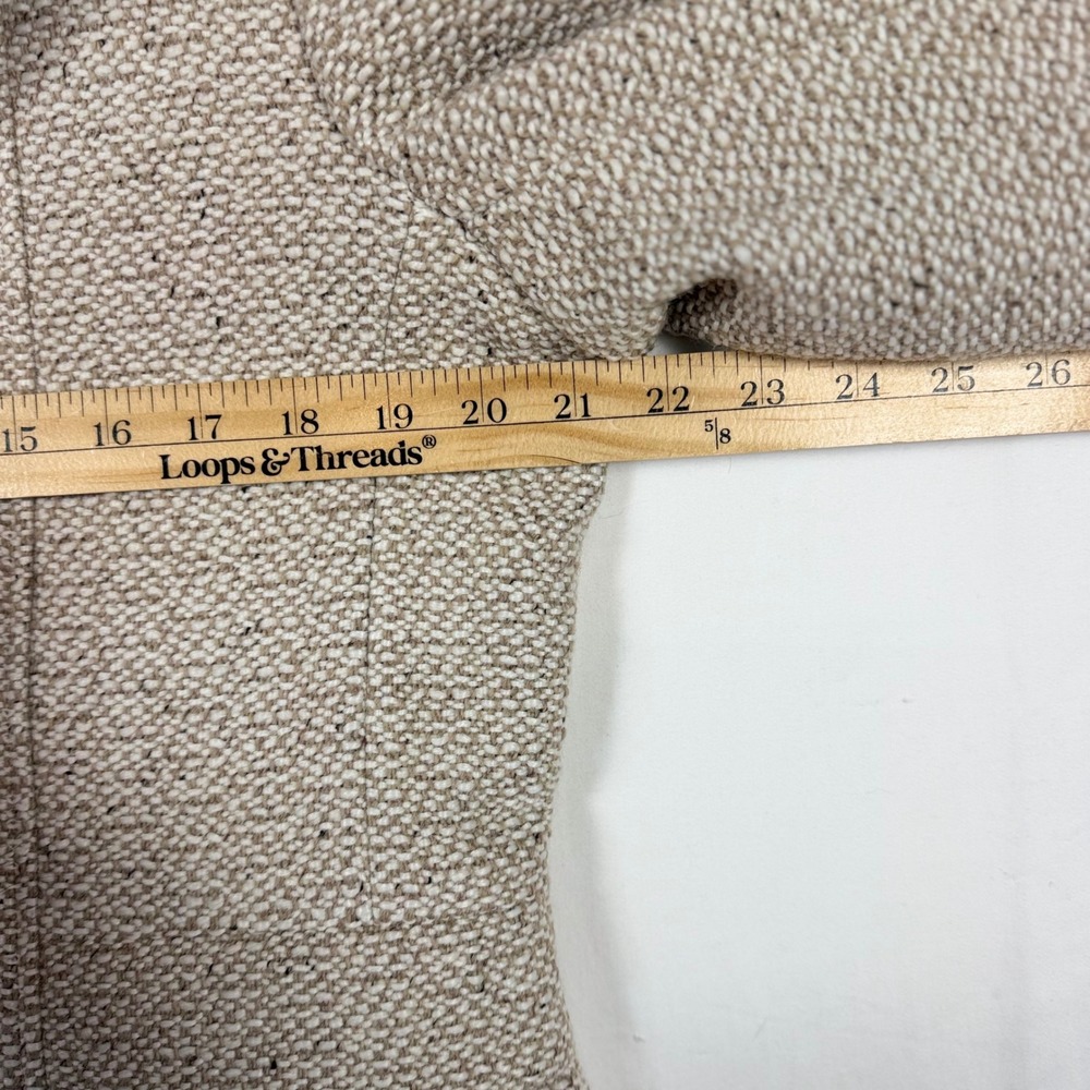Gallery New York Walker Coat Medium Oatmeal Tweed Wool Blend NWT Chic Old Money - Picture 11 of 11